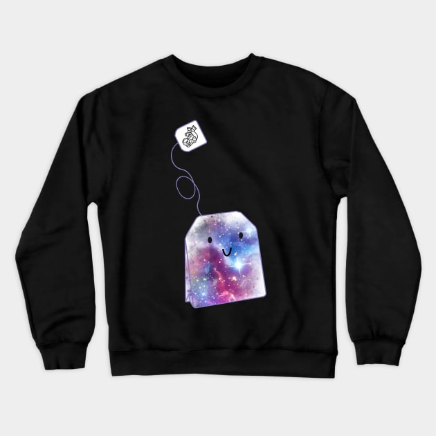 Space Tea Crewneck Sweatshirt by Zefkiel